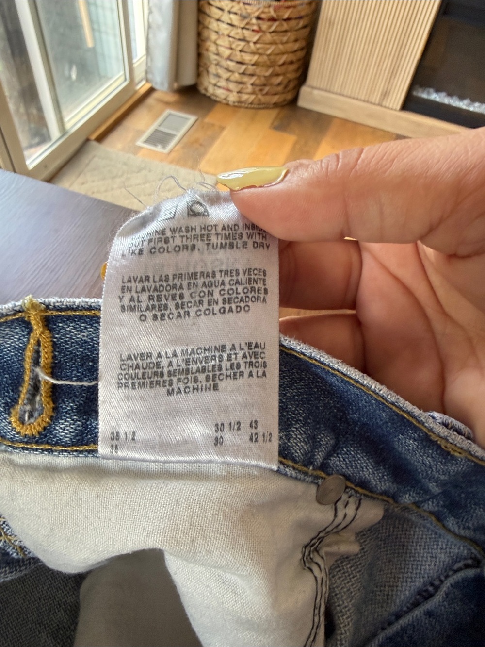 Wrangler Light Blue Ripped Straight-Leg Women's Jeans - Picture 6 of 6